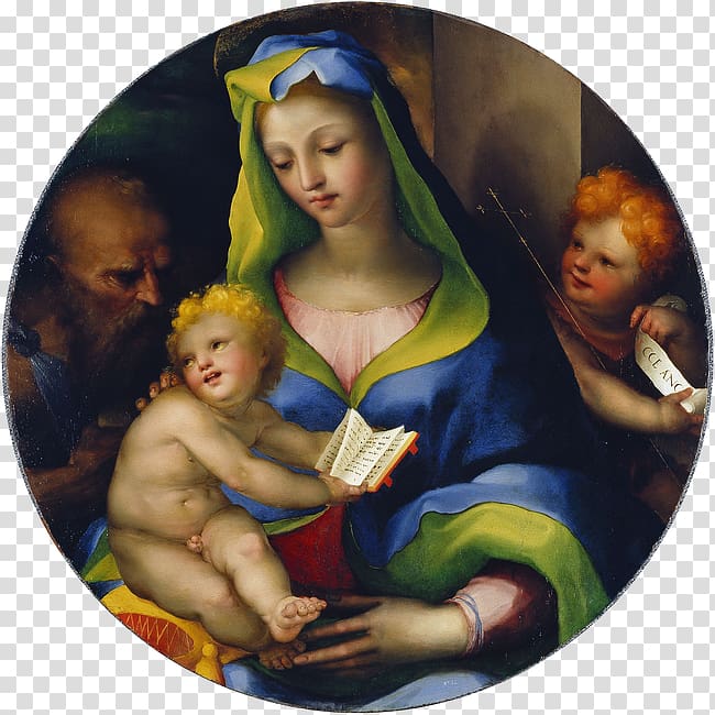 Thyssen-Bornemisza Museum Pinacoteca Nazionale Mannerism Painting Holy Family, painting transparent background PNG clipart