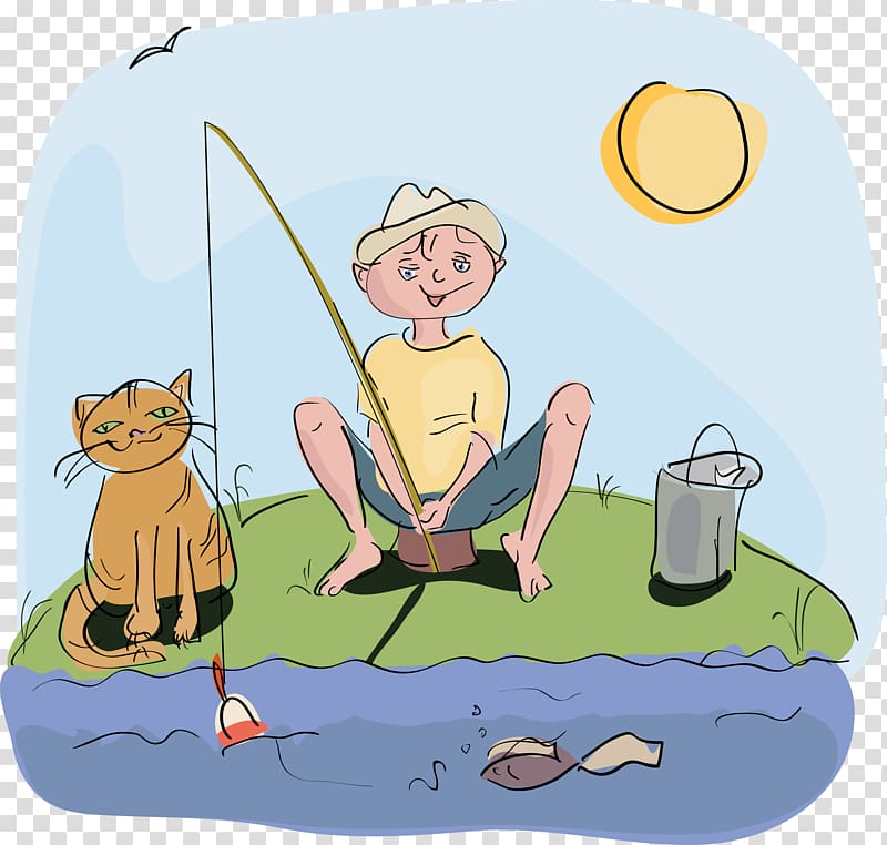 Recreational fishing , fisherman transparent background PNG clipart