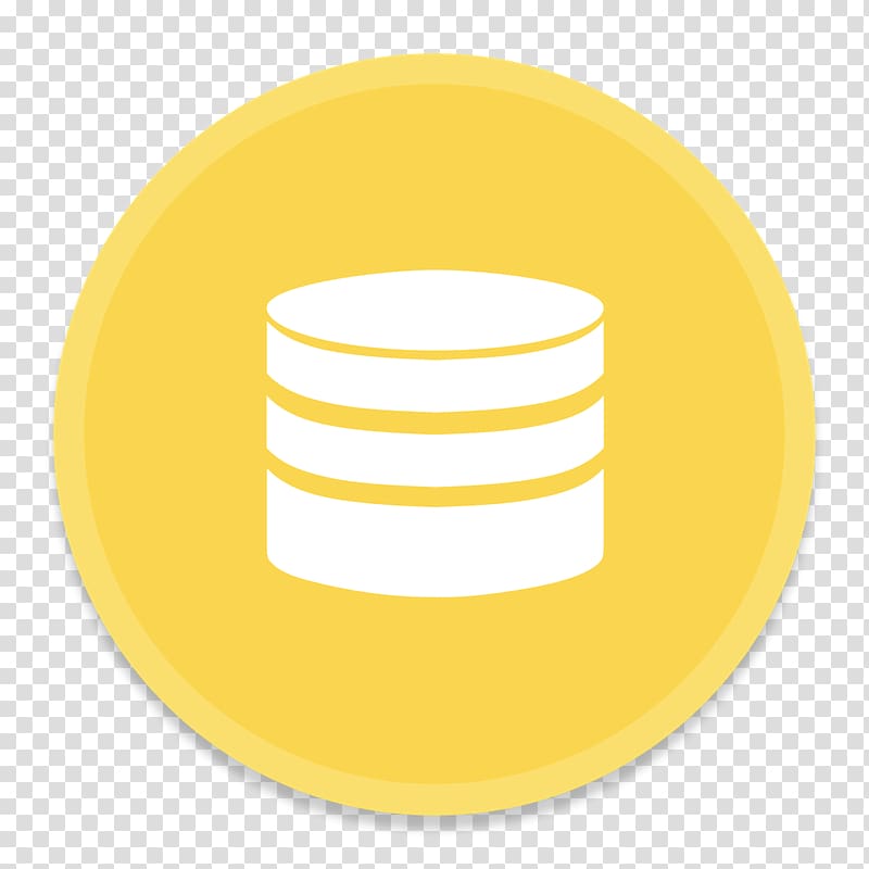 symbol yellow circle, Microsoft DataBase Demon transparent background PNG clipart
