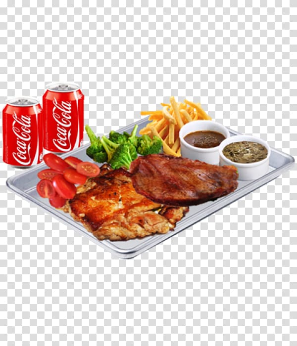 Full breakfast Chicken Sweet and sour Cutlet Meat chop, Chicken chop transparent background PNG clipart