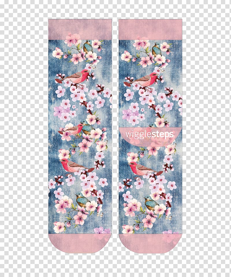 Sock Email Fashion Cotton Foot, CHERRY BLOSSOM WATERCOLOR transparent background PNG clipart