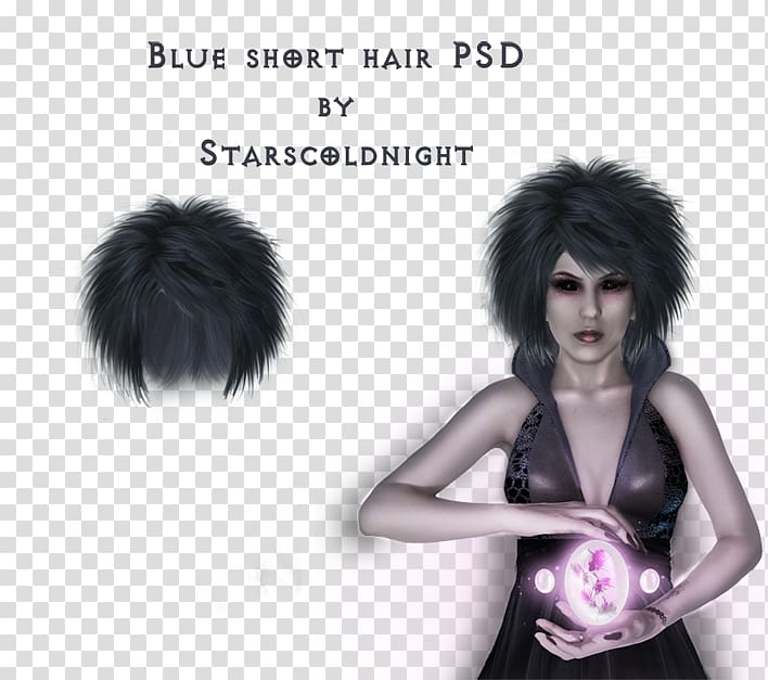 Exotic Shorthair Hairstyle Blue hair, hair transparent background PNG clipart