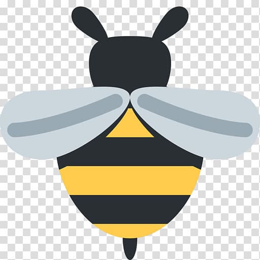 Keeping Bees Emoji Western honey bee Worker bee, bee transparent background PNG clipart