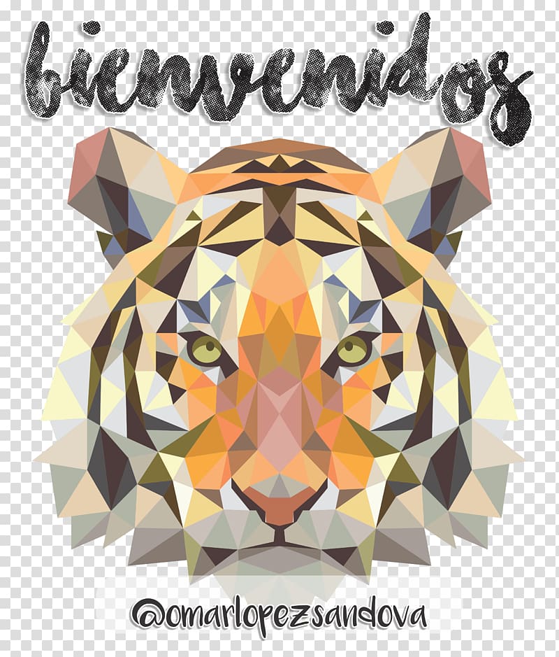 Tiger Geometry Triangle Geometric shape, tiger transparent background PNG clipart
