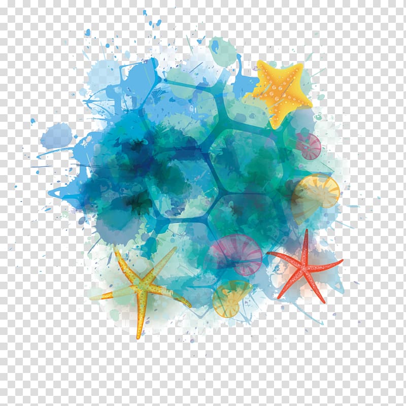 Summer Euclidean , Watercolor Island Tour transparent background PNG clipart