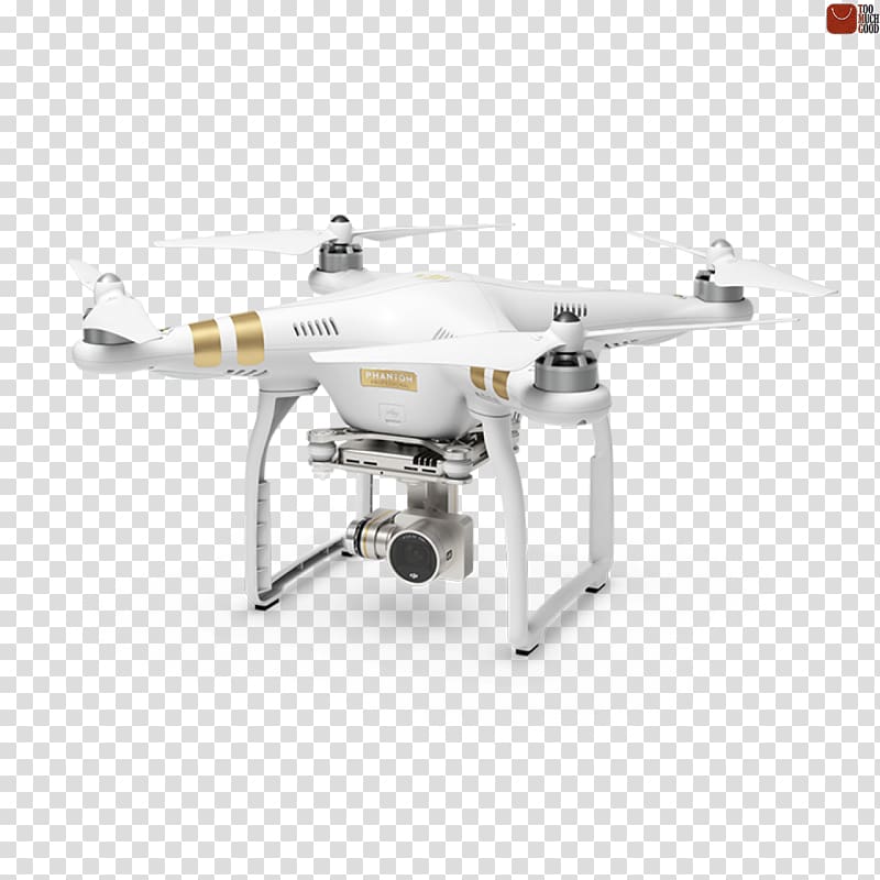 DJI Phantom 3 Professional Quadcopter Unmanned aerial vehicle, aircraft transparent background PNG clipart