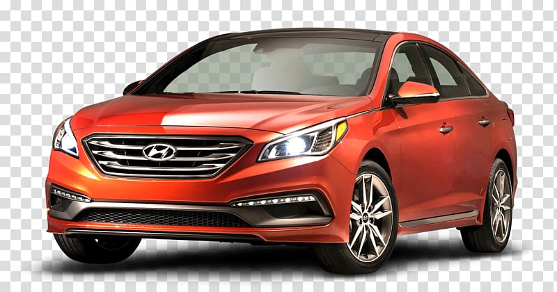 red Hyundai Elantra, 2015 Hyundai Sonata Car Hyundai Santa Fe Hyundai Tucson, Hyundai Sonata Red Car transparent background PNG clipart