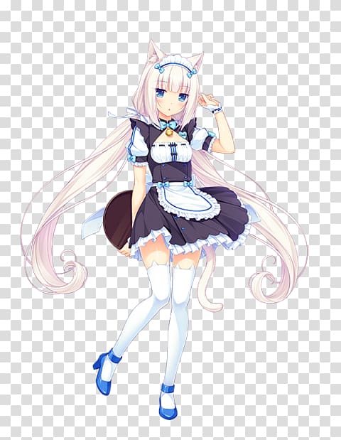 Nekopara Vanilla Chocolate Cat Sekai Project, vanilla transparent background PNG clipart