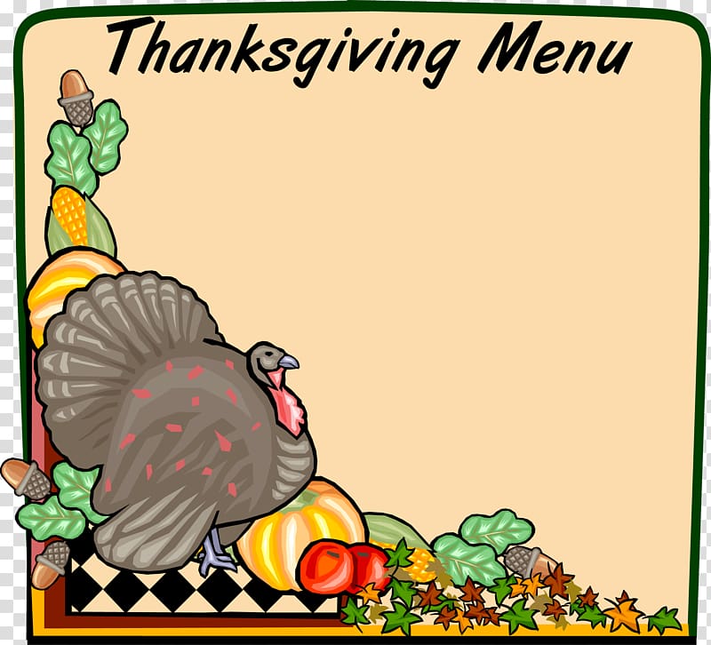 Thanksgiving dinner Turkey , Turkish Border transparent background PNG clipart