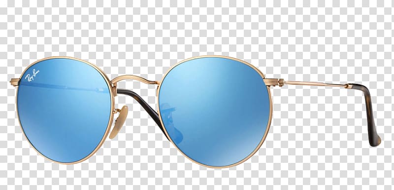Ray-Ban Round Metal Sunglasses Ray-Ban Round Fleck Ray-Ban Aviator Gradient, transparent background PNG clipart