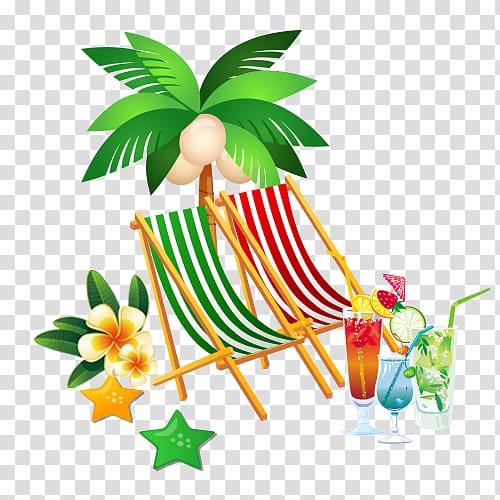 Beach, Tropical Beach element transparent background PNG clipart