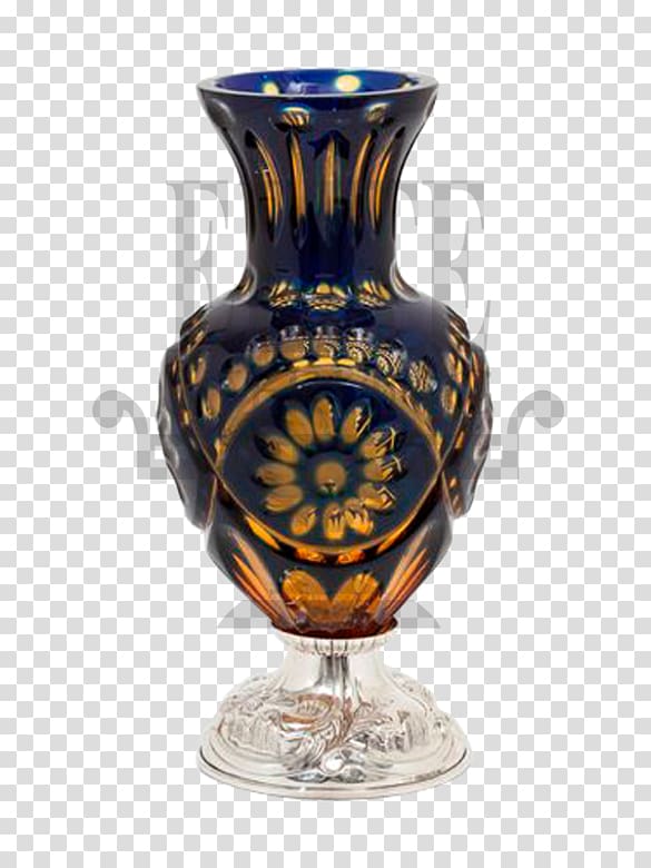 Vase Ceramic Pottery Cobalt blue Urn, Metal Vases transparent background PNG clipart