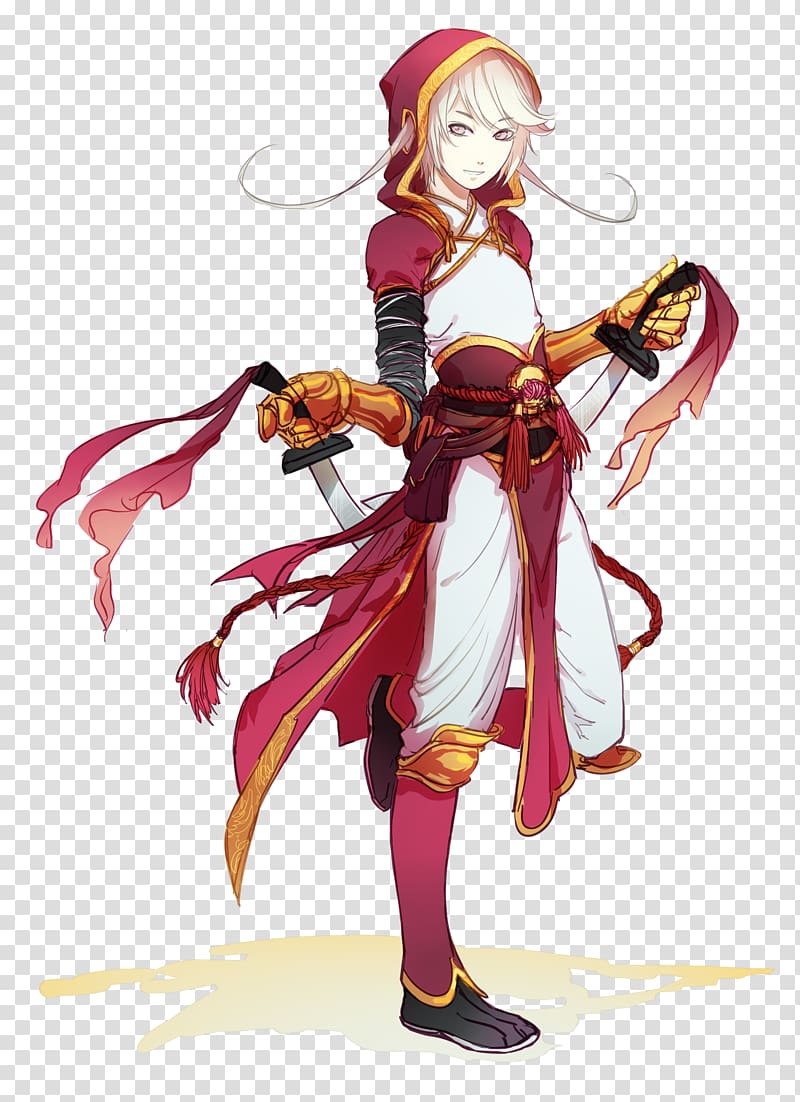 Lord of Vermilion Role-playing game Anime Drawing, monk transparent  background PNG clipart