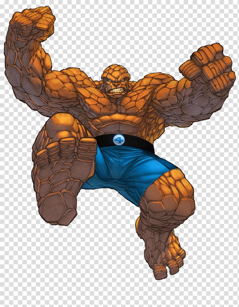 Fantastic Thing , Icon Marvel Comics, Thing transparent background PNG clipart