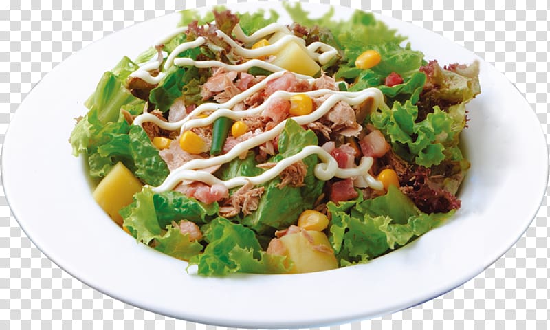 Caesar salad Panzanella Tuna salad Barbecue Vegetarian cuisine, Mayonnaise salad transparent background PNG clipart