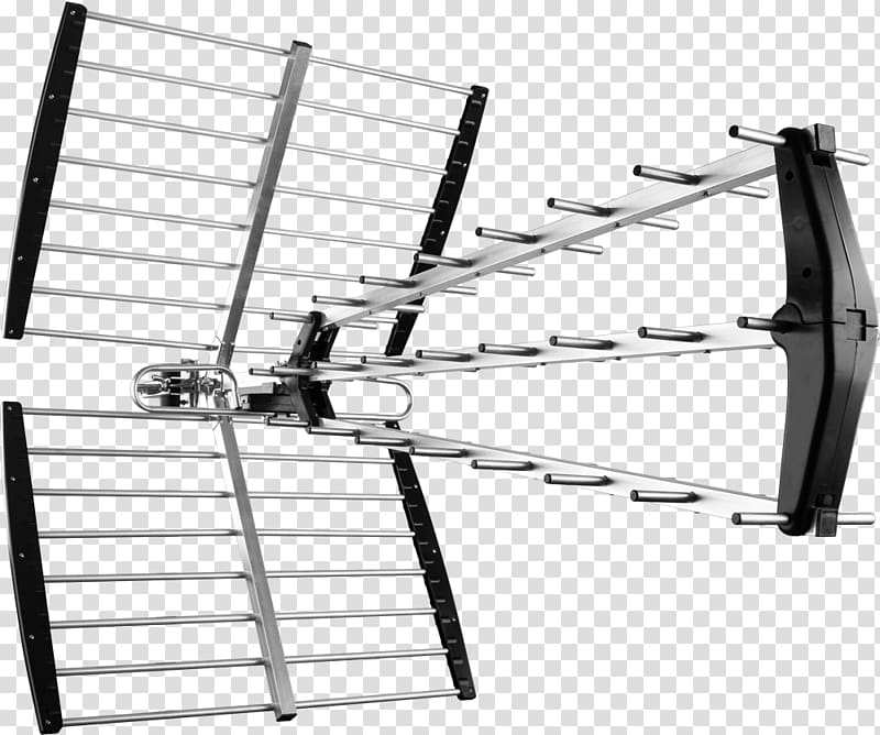Ultra high frequency Aerials Television antenna Digital television Very high frequency, others transparent background PNG clipart