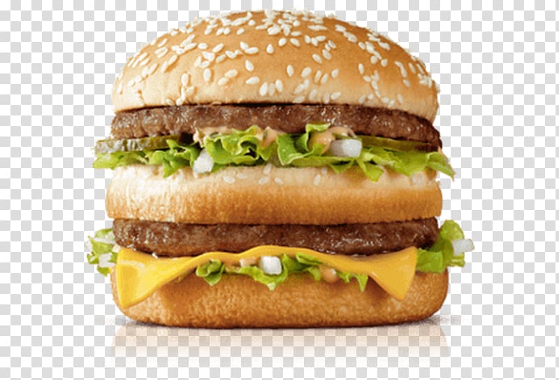 McDonald\'s Big Mac Hamburger McDonald\'s Quarter Pounder Cheeseburger Big N\' Tasty, big mac transparent background PNG clipart