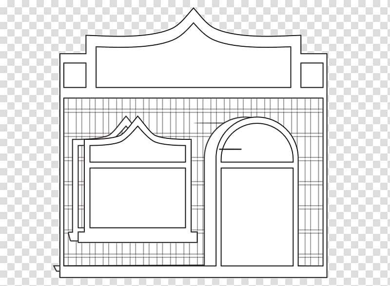 Architecture Paper Facade, store front transparent background PNG clipart