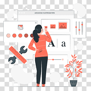 illustration, Advanced customization, technology, design, user, choice, preferences, settings transparent background PNG clipart thumbnail