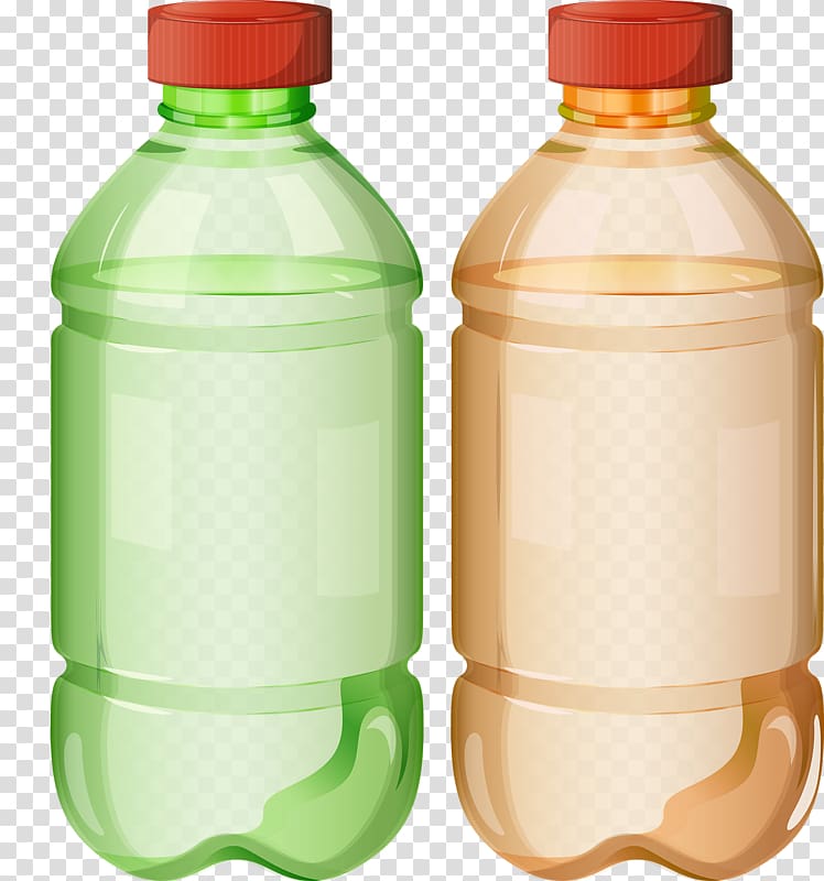 Drinking water Bottled water Illustration, Hand-painted plastic bottles transparent background PNG clipart