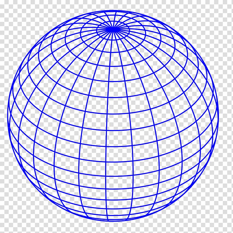blue sphere illustration, Globe Wire-frame model , lines transparent background PNG clipart