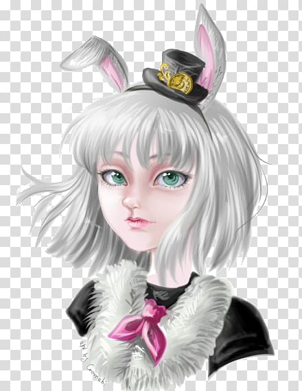 White Rabbit Ever After High Doll Fandom, doll transparent background PNG clipart