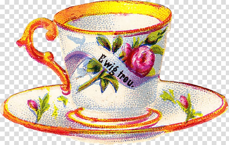 Coffee cup Teacup Saucer, teacup transparent background PNG clipart