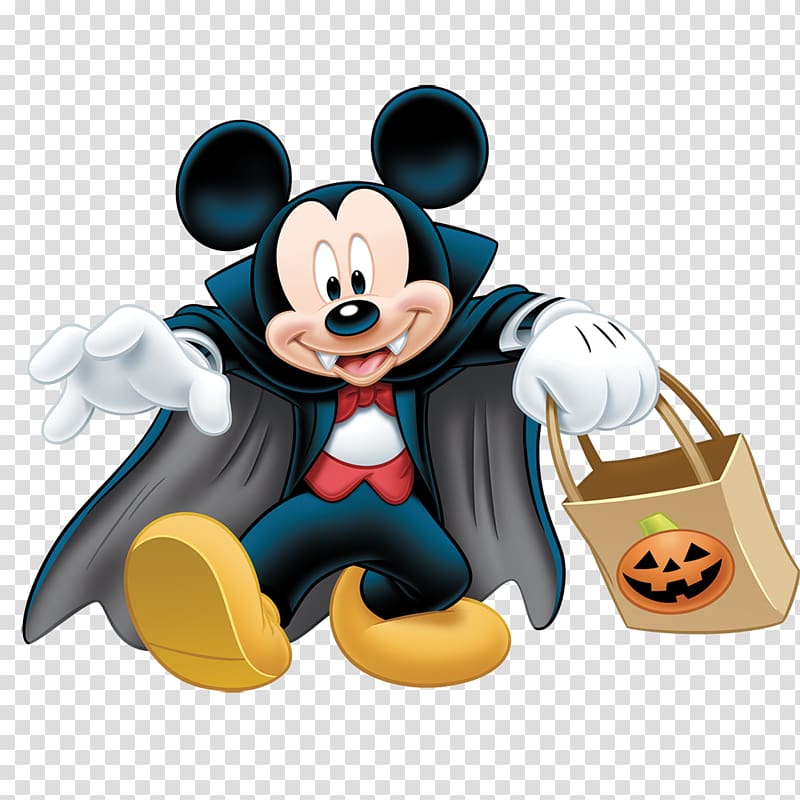 Mickey Mouse illustration, Mickey Mouse Minnie Mouse Halloween , mickey mouse transparent background PNG clipart