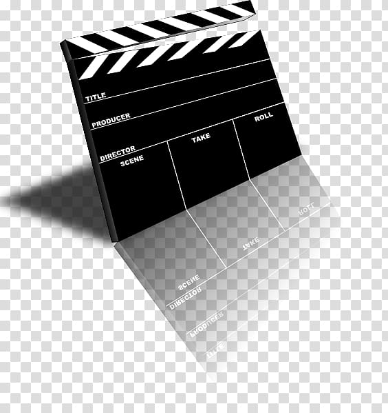 Clapperboard Film Video Cinema, slate transparent background PNG clipart