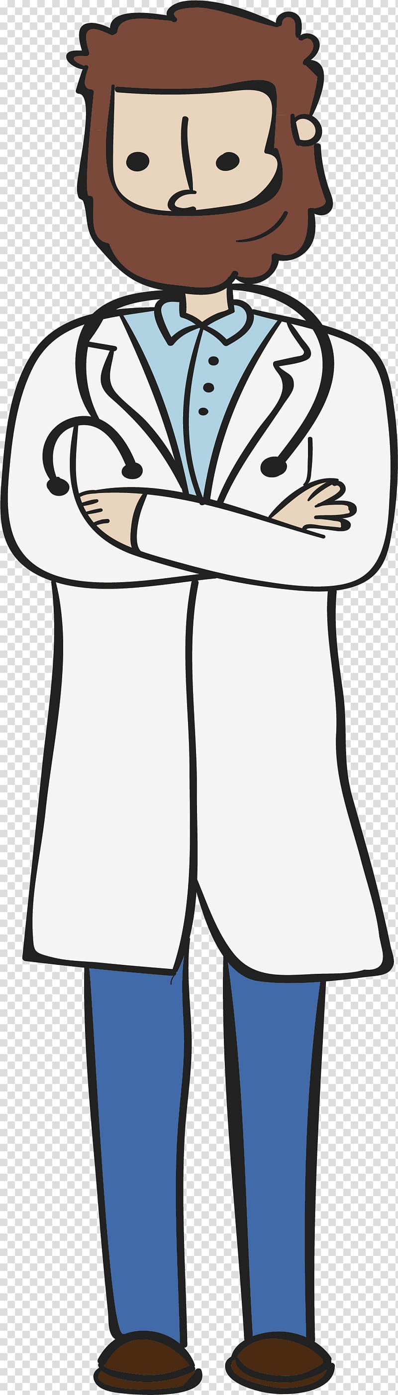 Physician , The bearded doctor transparent background PNG clipart