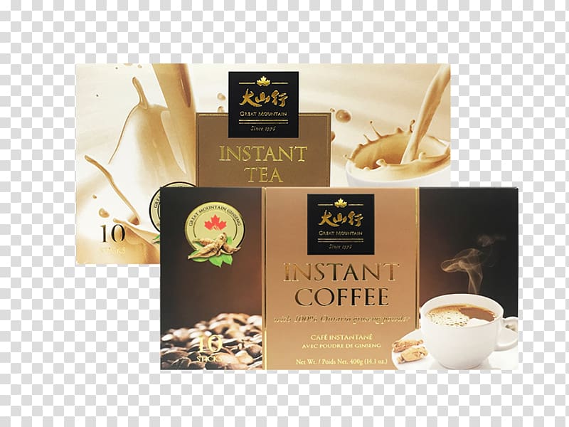 American ginseng Instant coffee 花旗 Hongsam, Coffee transparent background PNG clipart