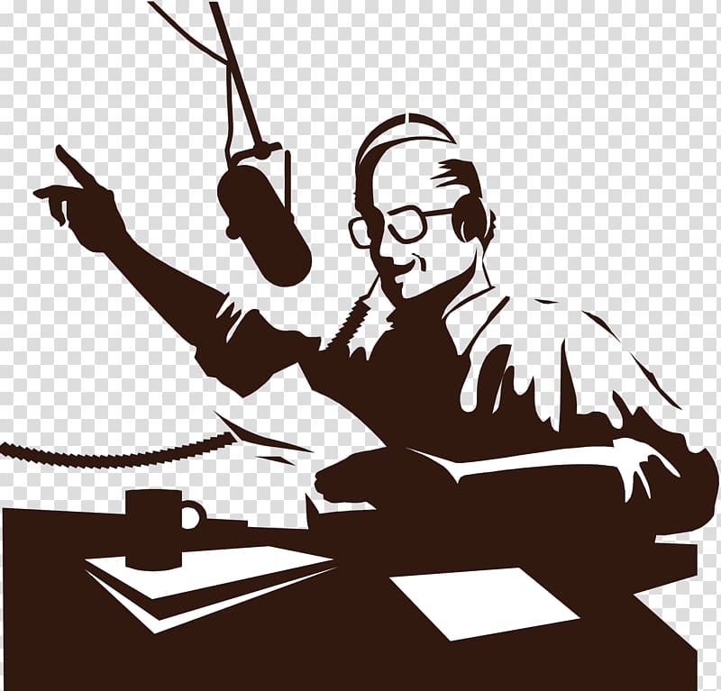 Golden Age of Radio Broadcasting Radio personality , radio transparent background PNG clipart