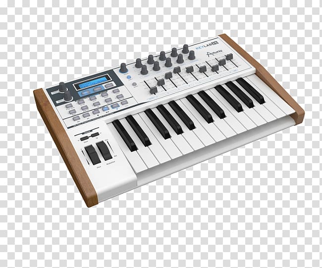 Arturia MIDI keyboard MIDI Controllers Sound Synthesizers, musical instruments transparent background PNG clipart