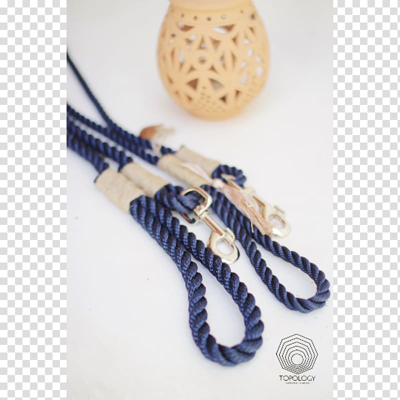 Dog Leash Rope Hemp Blue, Dog transparent background PNG clipart