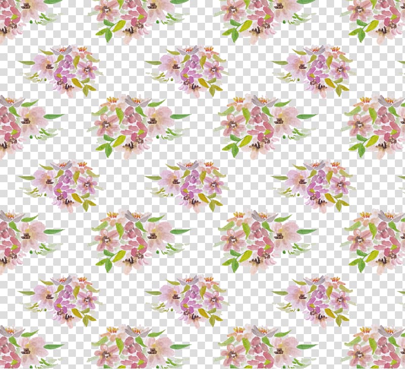 Floral design Pattern, Pink romantic bouquet pattern transparent background PNG clipart
