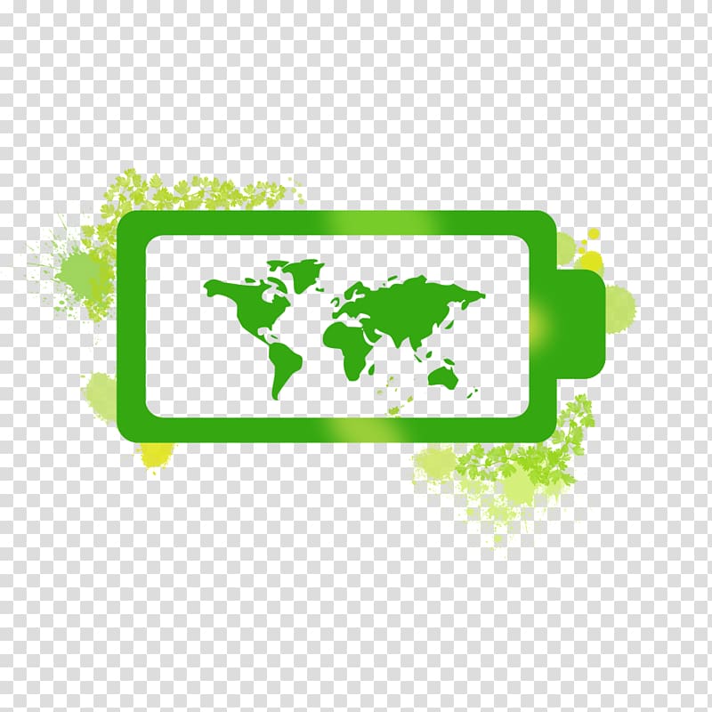 Battery charger AuthorSTREAM Rechargeable battery Uninterruptible power supply, Green Battery transparent background PNG clipart