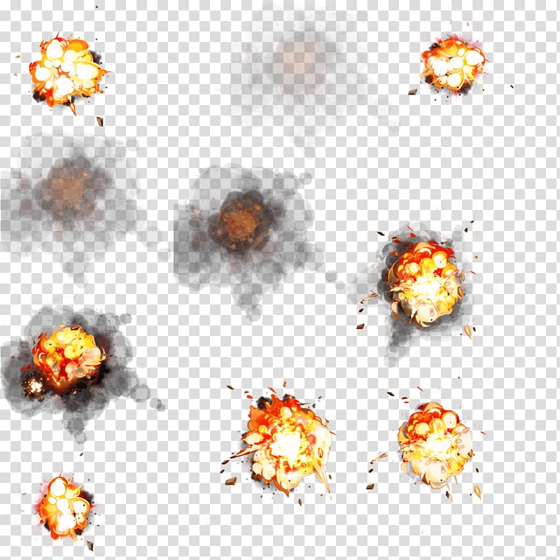 Game Explosion luminous efficiency transparent background PNG clipart