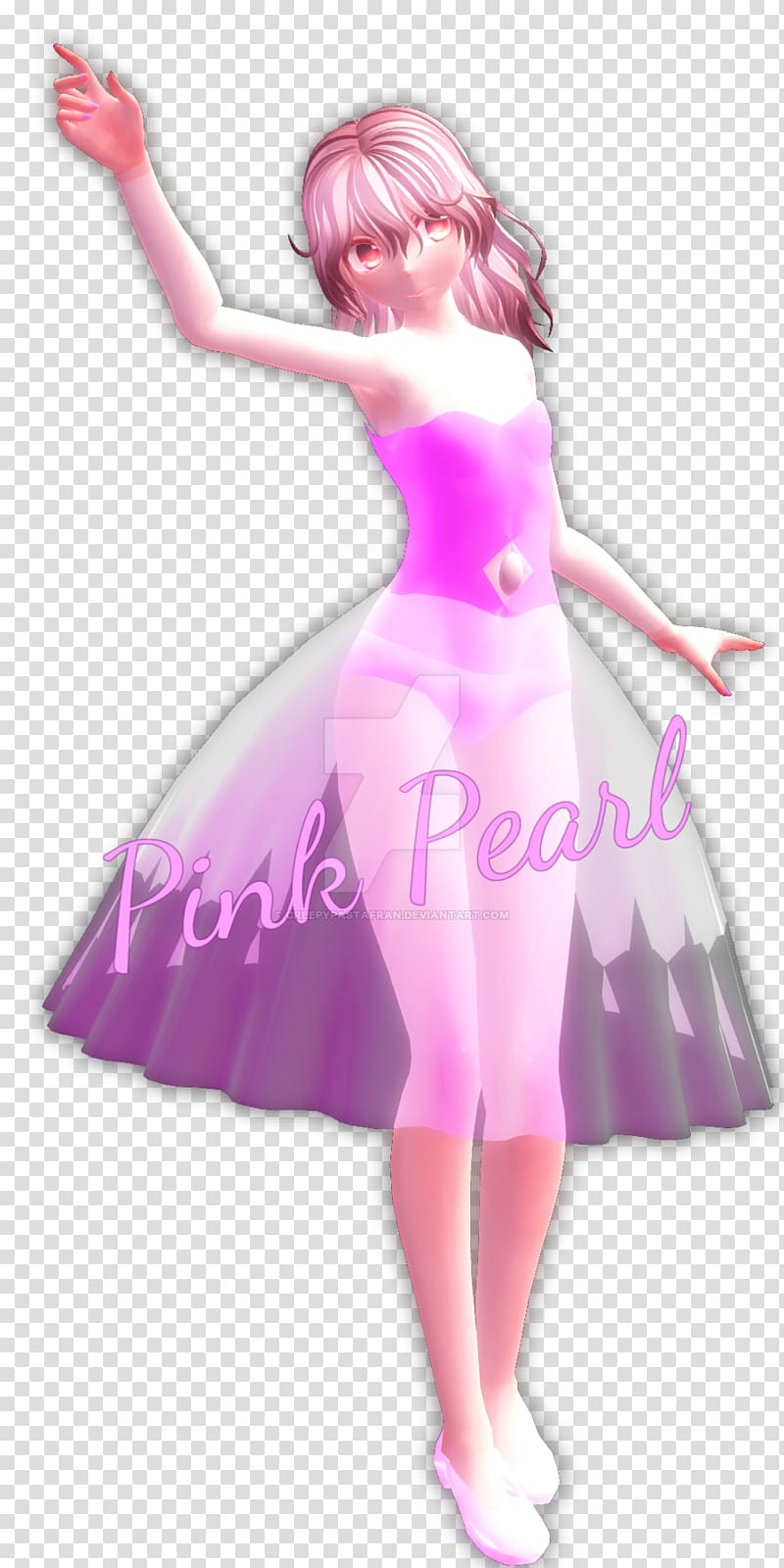 Pink Pearl Art Gemstone Dress, gemstone transparent background PNG clipart
