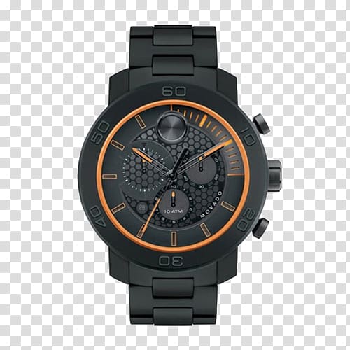 Omega Chrono-Quartz Movado Watch Chronograph Dial, Movado BOLD Series Watches transparent background PNG clipart
