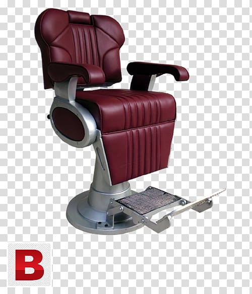 Barber chair Beauty Parlour Furniture, salon chair transparent background PNG clipart