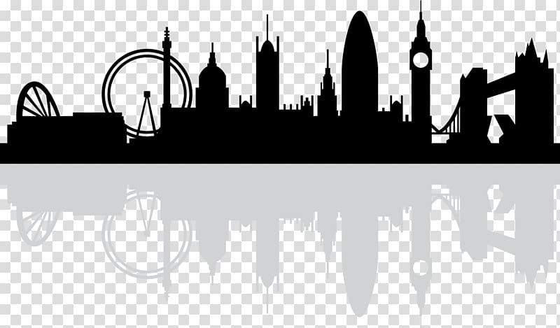 London Silhouette , london transparent background PNG clipart