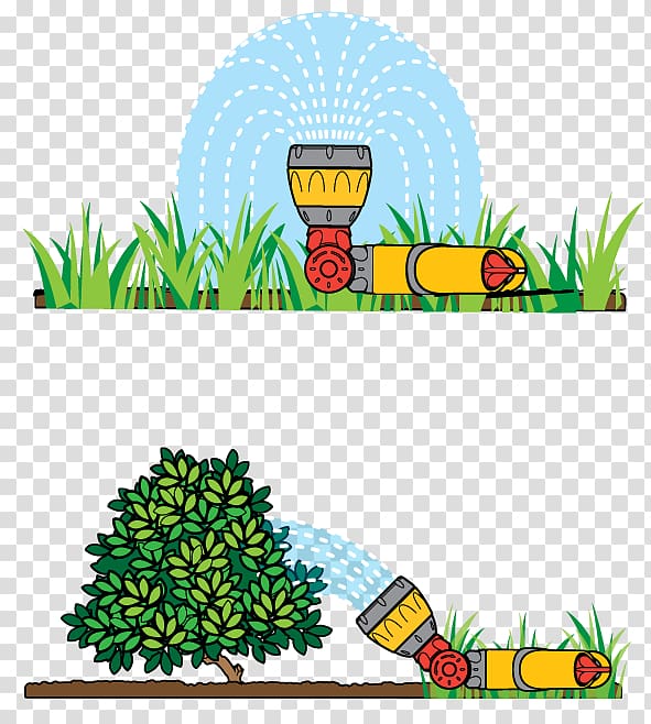 Irrigation sprinkler Lawn Garden Hose Watering Cans, water-sprinkling transparent background PNG clipart
