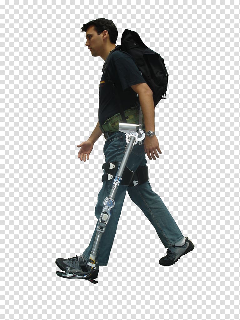 Powered exoskeleton Human leg Biomechatronics Robotics, exo skeleton transparent background PNG clipart