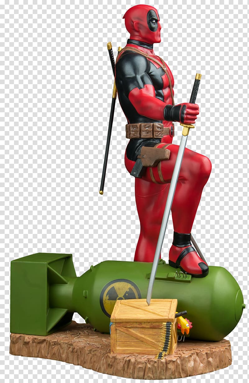 Deadpool Black Panther Spider-Man Figurine Statue, chimichanga transparent background PNG clipart
