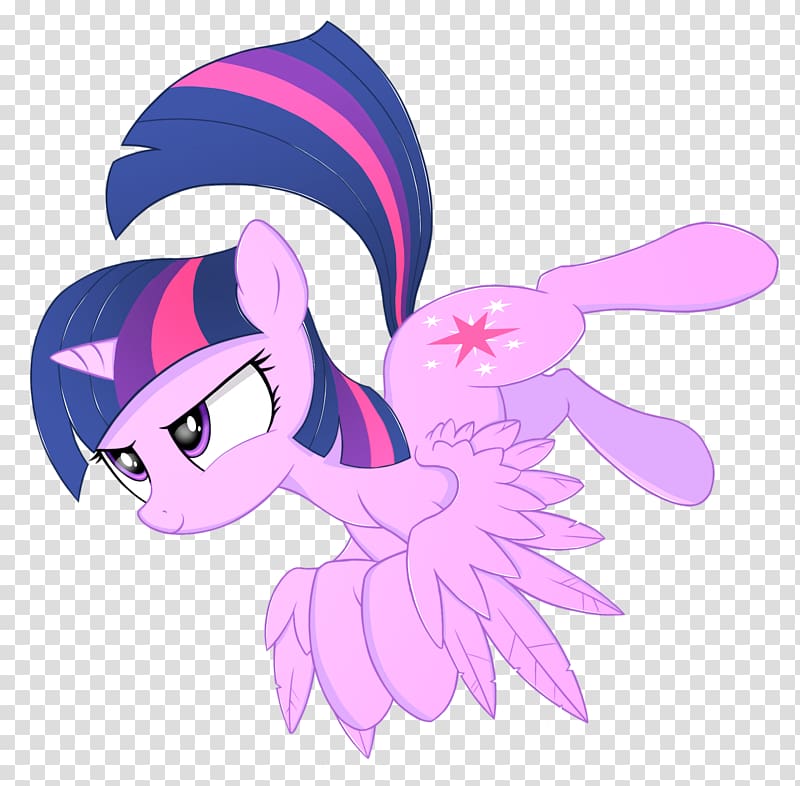 Pony Twilight Sparkle Art Horse Purple, let the dream fly transparent background PNG clipart