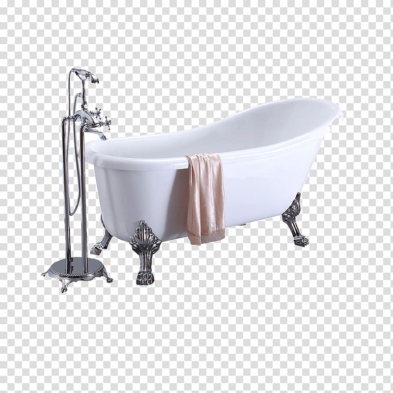 white bathtub , Bathtub Bathroom Acrylic fiber Thermal insulation, Royal Bath Tub transparent background PNG clipart
