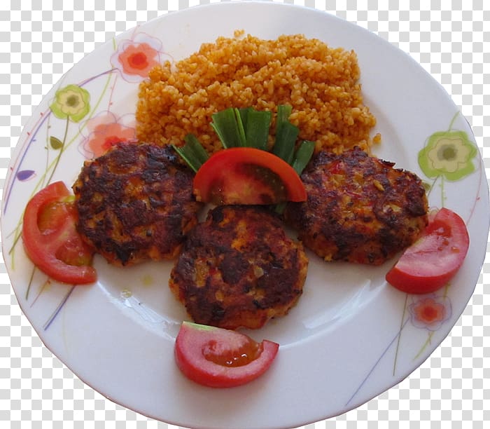 Falafel Frikadeller Kofta Meatball Middle Eastern cuisine, somon transparent background PNG clipart