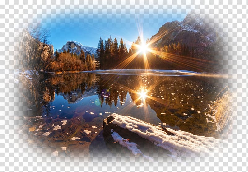 Yosemite National Park Nature Reflection Light High-definition television, light transparent background PNG clipart