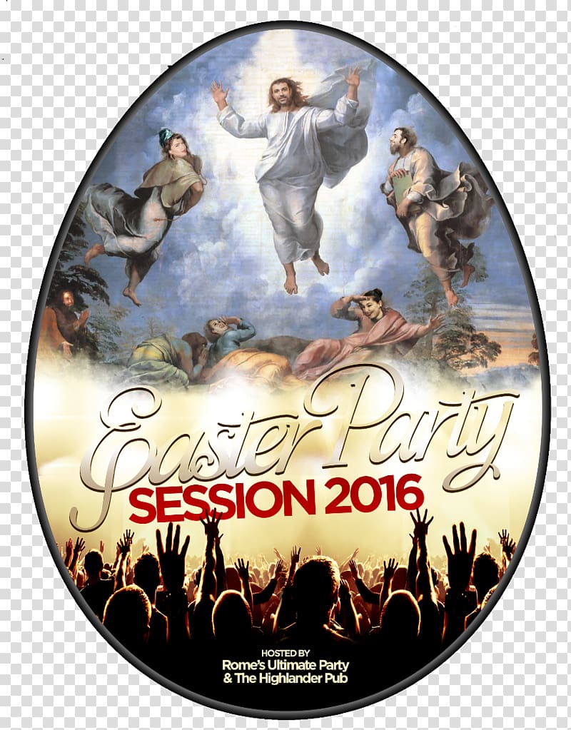 The Transfiguration of Christ Vatican Museums Renaissance Transfiguration of Jesus, Egg Hunt Flyer transparent background PNG clipart