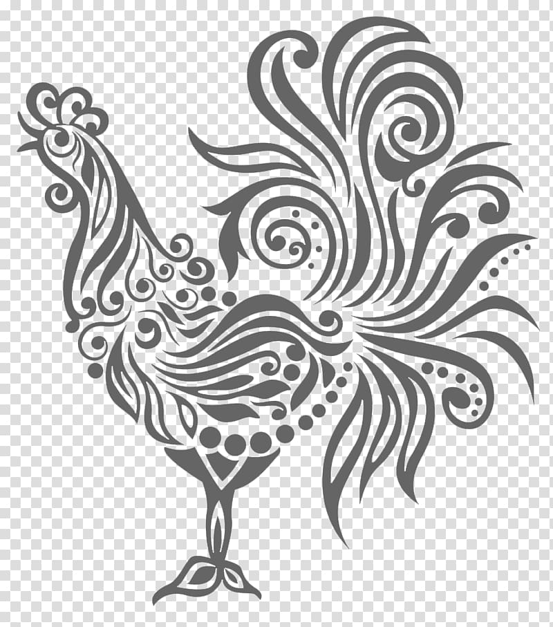Rooster graphics Drawing , rooster chinese character transparent background PNG clipart